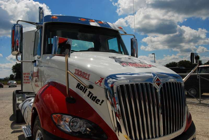 This 2014 International Prostar+ daycab with a 500-hp Cummins engine featuring SCR emissions technology was bought through Landmark Cookeville by the Robert W. Agee fuel-hauling fleet, part of an uptick in sales at the location Price reports as results following the addition of the Cummins power option by International in the past year. In addition to trucks, Landmark International offers Fontaine, Vanguard, Rogers and other trailers.