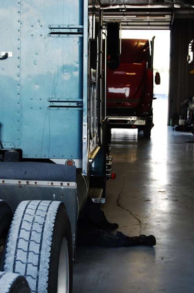 Maintenance bay at Landmark International Cookeville