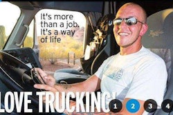 TRUCKERSTEVE is the social media handle of STEPHEN ADAMS (pictured), whom I wrote about in this “Trucker webmasters” feature from 2010 as well as in this brief blog post way back in 2009. You can find him today via his Youtube Channel and Twitter and Facebook profiles. See one of his recent videos below. “Truckers: Got Skill?”