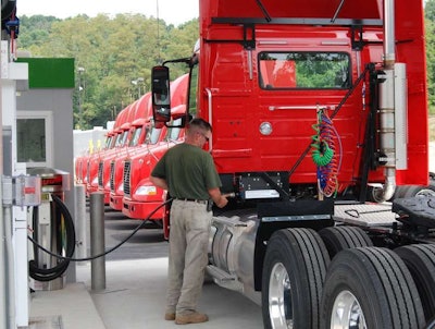 CNG refueling is simple, requiring no protective clothing or special gear.