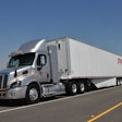 The natural gas-powered Cascadia driven in the test drive.