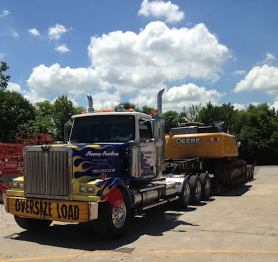 Armory’s Tidewater Express heavy hauling Western Star
