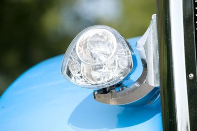 Bill Hall Jr.’s American Iron Horse Chopper motorcycle provided inspiration for the usage of motorcycle-style headlights to give a distinctive look to his truck.