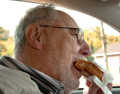 Not all fast food is created equally when it comes to eating while driving.