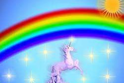 unicorns and rainbows
