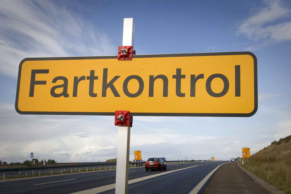Fartkontrol p&aring; S&oslash;ftenvejen