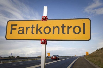 Fartkontrol på Søftenvejen