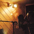 Tony Justice in Studio Q cutting vocals