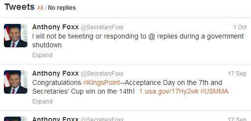 Anthony Foxx tweets