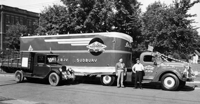 One of the early models made by Fruehauf Trailer Co.