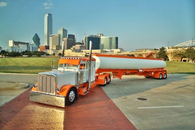 Rethwisch’s 2012 Peterbilt 389 and matching tanker