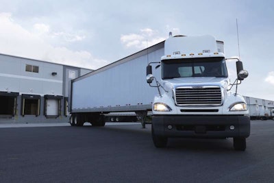 truck at dock