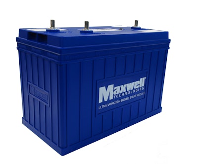 While the concept truck will use solar panels atop the trailer to charge deep-cycle batteries, it will also rely on Maxwell Technologies’ Engine Start Module. The component uses an ultracapacitor to provide starts in temperatures as low as -40 degrees.