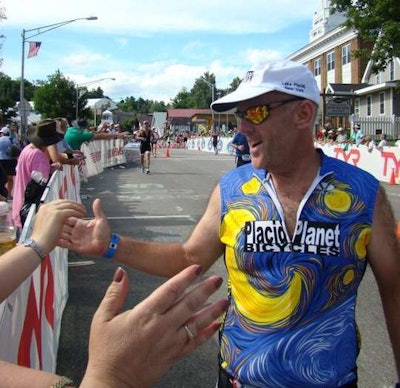 Wilson’s fitness quest continues – just this June, he completed a Tinman (half-Ironman) event in Tupper Lake, N.Y.