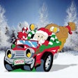 santa-with-truck