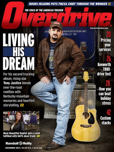Click through the December 2013 cover image to read our reporting of the story behind driver Tony Justice’s new record.