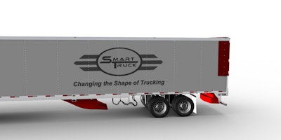 The SmartTrucks UT6-Plus system includes its undertray, a rear air diffusor, two fairings on the back of the truck and a roof fairing.
