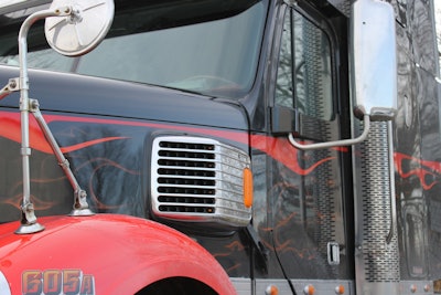 George and Wendy Parker will be running in this 2004 Freightliner Coronado leased to Landstar when they hit the road again this week. Find more about the rig in this post.