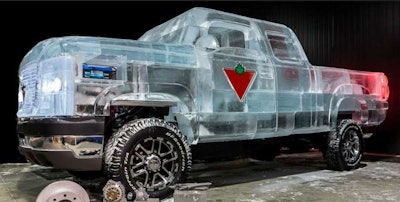 Canadian Tire ice truck