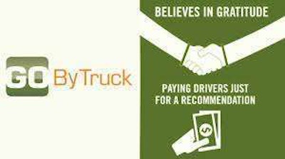 Any driver, shipper or carrier signed up with GoByTruck.com who recommends the freight-management platform to a new user gets rewarded every time that user makes a transaction, the company says. Drivers can find out more about the referral program via this page.