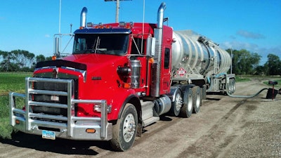 Craig Phenicie here loading crude near Glenburn, Md., KW looking sharp.