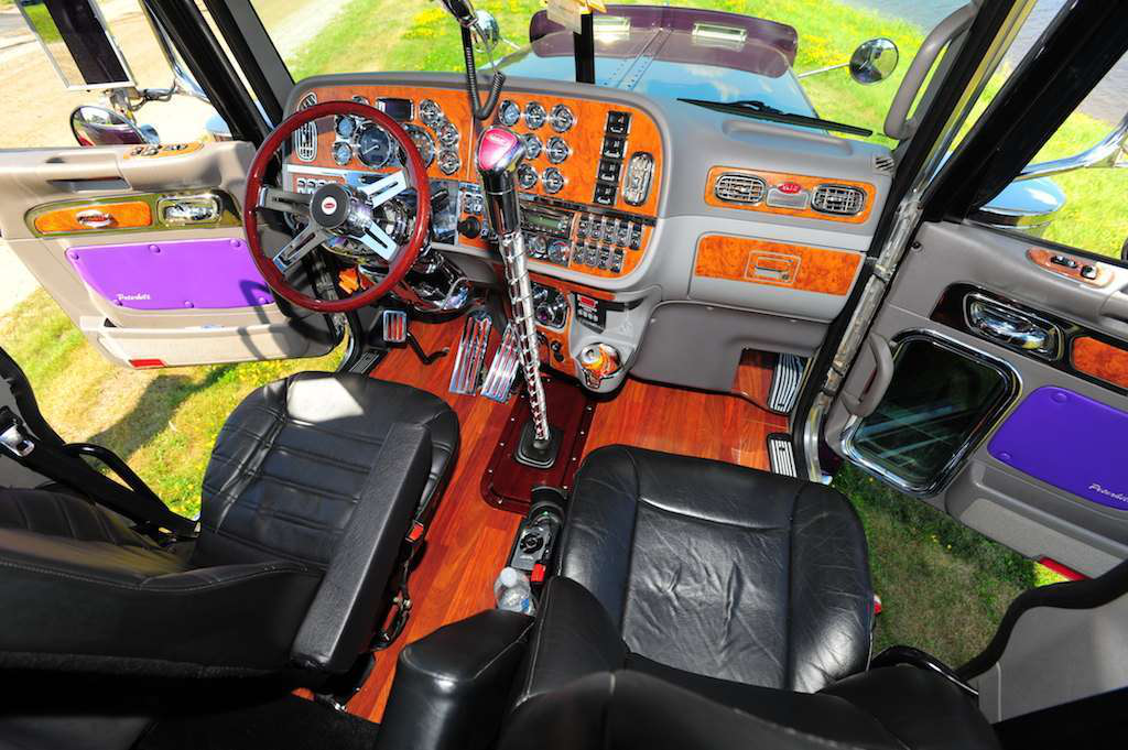 The interior&rsquo;s gauges and switches were chromed, the gear stick extended and the floor decked out in hardwood.