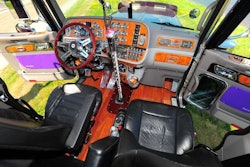 The interior’s gauges and switches were chromed, the gear stick extended and the floor decked out in hardwood.