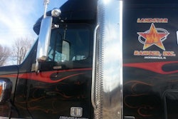 Find more photos of the 2004 Freightliner Coronado George and Wendy got running earlier this year, leasing to Landstar, in the gallery in this linked post.