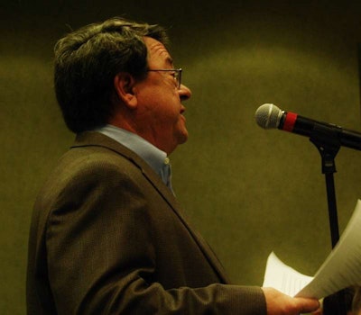 David Owen, pictured during his testimony earlier this year at the New Entrant testing listening session at the 2014 Mid-America Trucking Show.