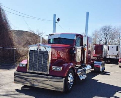 One of the items Fischkelta’s “most proud of” on the truck is the paint work. After some hiccups with KW out of the factory, Connecticut-based Turnpike Motors finished it off — “everything has three coats of clear on it,” says Fischkelta, for a mirror finish the pictures just don’t quite do justice to, though almost: check out the long reflection on the driver’s side of the hood. He gives big kudos to Turnpike, about whom he adds: “That is one of the cleanest shops I’ve ever been through — you could eat off the floor.”