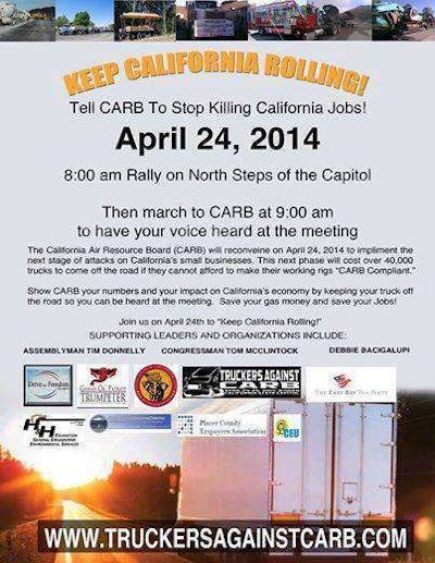Find more information about Hutnick’s effort via the California Truckers Against CARB’s Facebook page.
