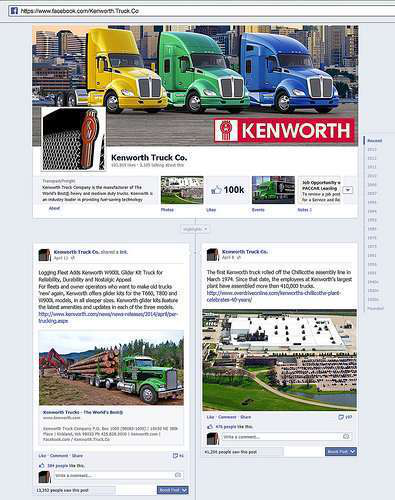 Kenworth Facebook