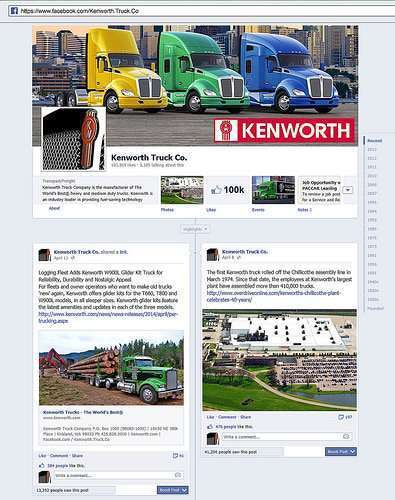 Kenworth Facebook