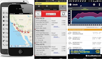 Connectivity for business: Load boards, weather, job searches highlight work resources
