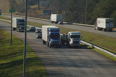 trucks on highway 3
