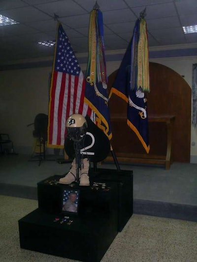 1LT James Lyons memorial in Iraq