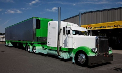 Paul Rissler’s 1996 Peterbilt 379 and matching reefer