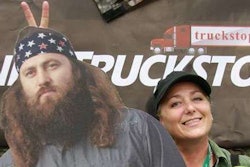 Wendy with duck man