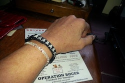 Keeping the number close, in case I need a ride home. (It’s still a neat bracelet.)