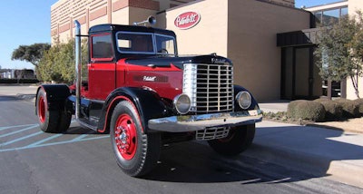 This 1939 Peterbilt 260 was the first-ever complete Peterbilt built for a trucking company. It was just one of 15 made that year by the truck maker. In recent years, it’s been restored, and it is now on display at Peterbilt’s Texas headquarters.