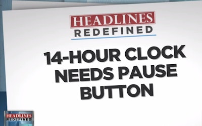Headline Redefined: 14 Hour Clock Needs A Pause Button