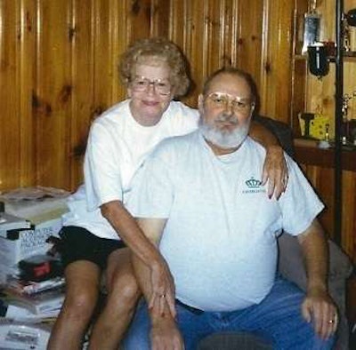 Rex Benton with his mom (my Granny), Willie Benton