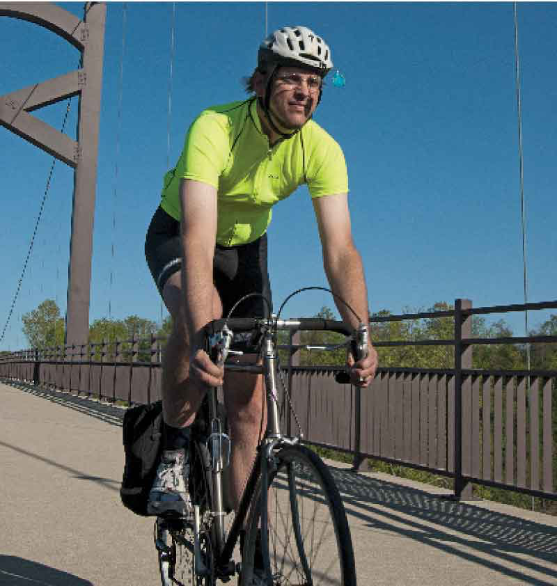 Scott Grenerth on bike