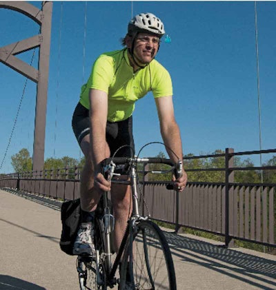 Scott Grenerth on bike