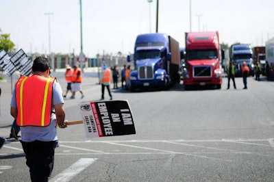 Photo from the Teamsters (Click to see more photos of the protests below)