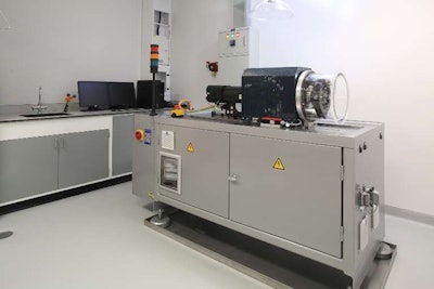 A lubricants testing rig inside of Shell’s Shanghai Technology Center.