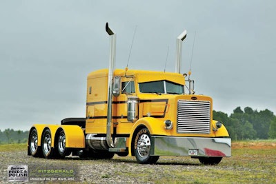 Ron Brubaker’s 1993 Peterbilt 379 won Best of Show, Working Bobtail at last year’s Fitzgerald Pride & Polish.