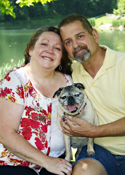 David Adkins and his wife, Shena