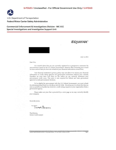 Click here to see a copy of the letter.