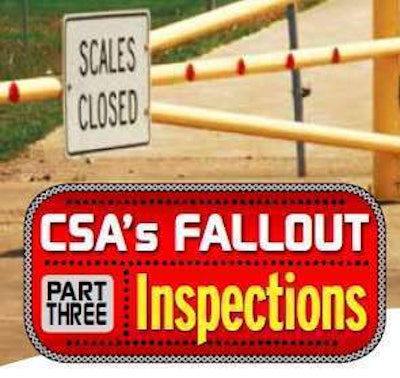 Overdrive’s ongoing summer “CSA’s Fallout” series of reports examining news and data related to the CSA program and various enforcement issues now includes updated state data on inspection intensity, violation priorities and more via the maps and downloads available via OverdriveOnline.com/csa. You can access prior coverage in the series via these links to Part 1 and to Part 2.